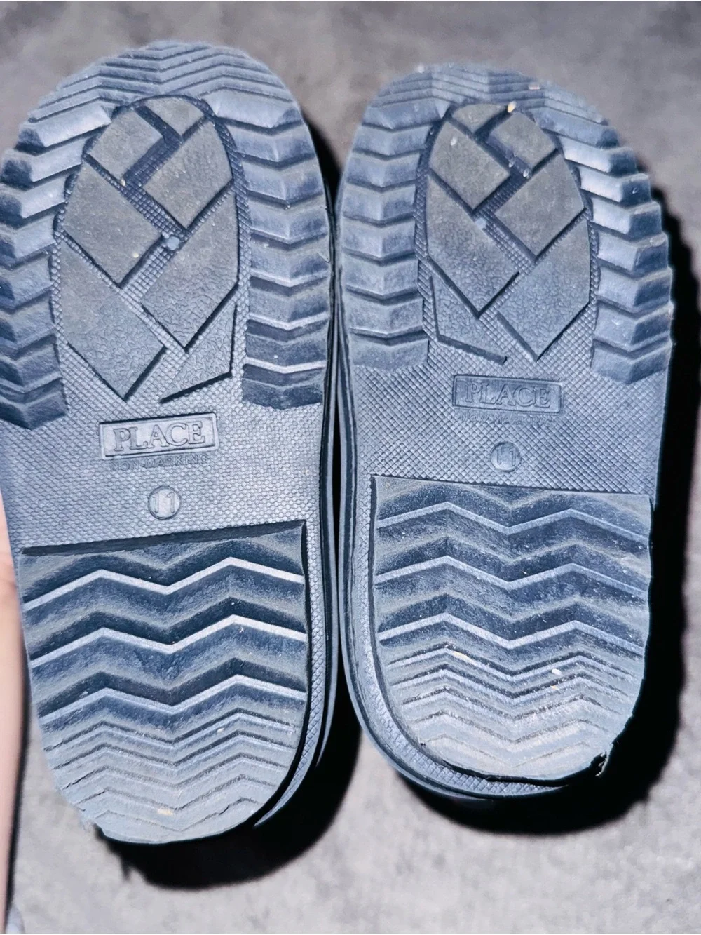 Toddler Boy Navy Dino Snow Boots with Velcro Straps